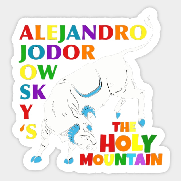 The Holy Mountain Sticker by motelgemini